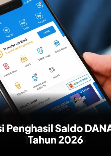 Aplikasi Penghasil Saldo DANA Gratis Tahun 2026