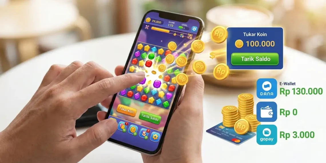 Aplikasi Penghasil Uang Game Match-3 & Puzzle, Bermain Teka Teki Ladang Cuan