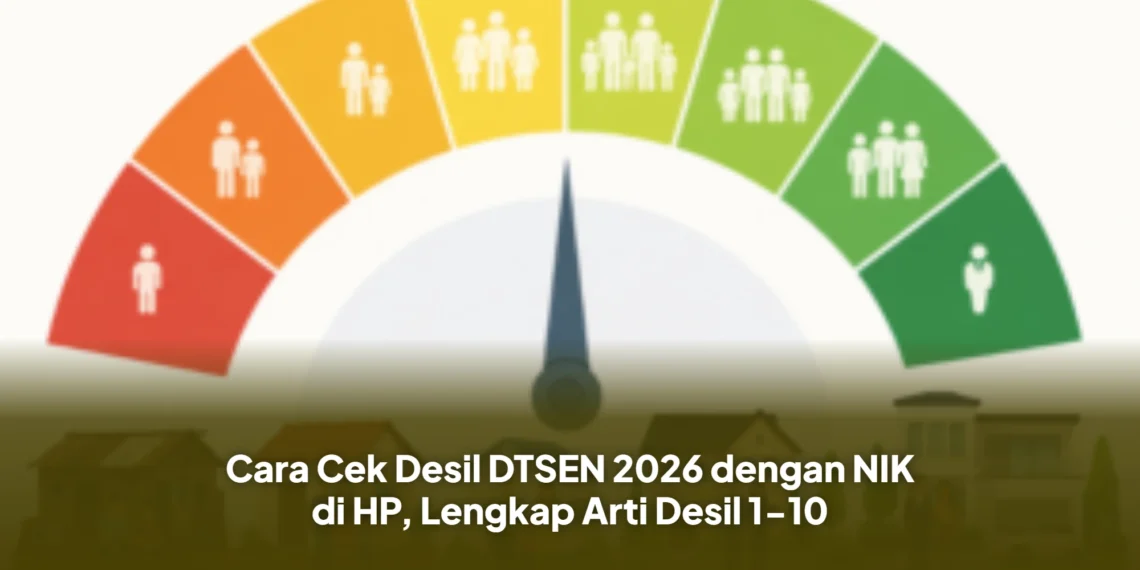 Cara Cek Desil DTSEN 2026 dengan NIK di HP, Lengkap Arti Desil 1-10