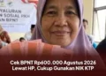 Cek BPNT Rp600.000 Agustus 2026 Lewat HP, Cukup Gunakan NIK KTP