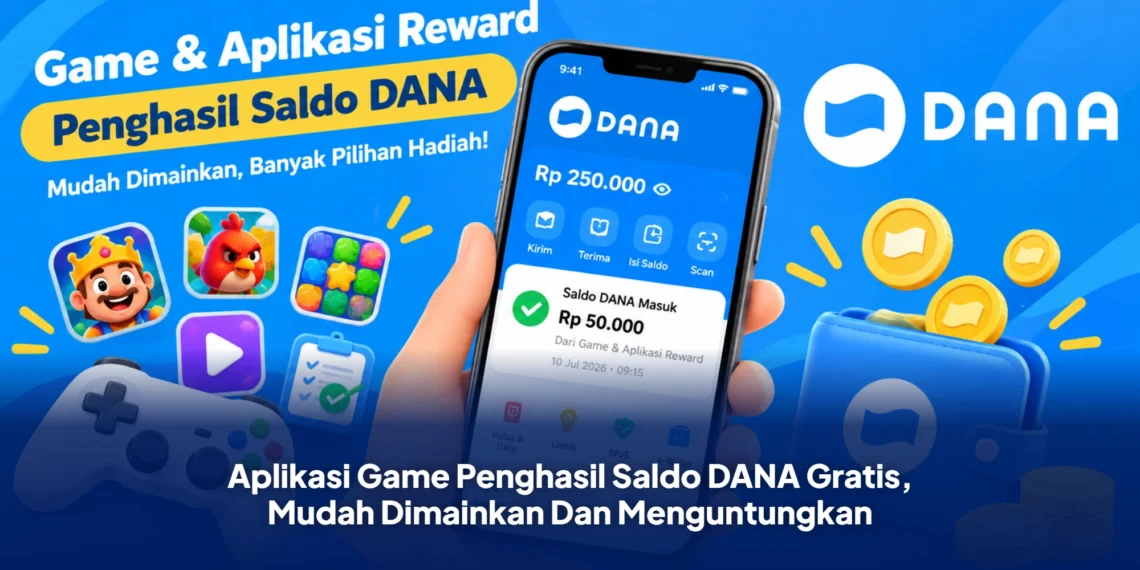 Aplikasi Game Penghasil Saldo DANA Gratis, Mudah Dimainkan Dan Menguntungkan