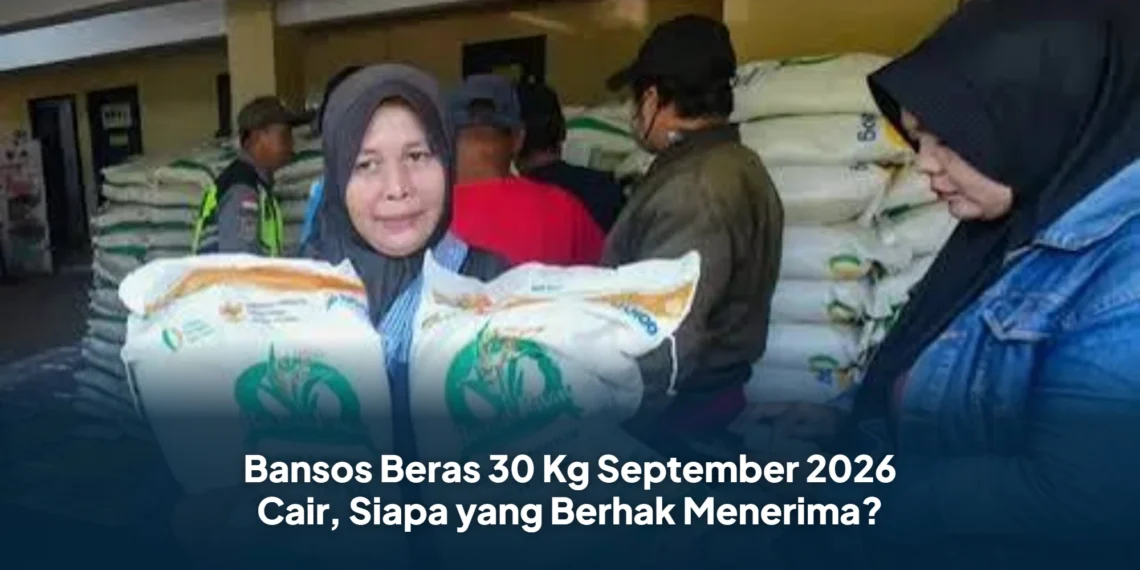 Bansos Beras 30 Kg September 2026 Cair, Siapa yang Berhak Menerima?