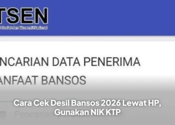 Cara Cek Desil Bansos 2026 Lewat HP, Gunakan NIK KTP