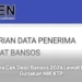 Cara Cek Desil Bansos 2026 Lewat HP, Gunakan NIK KTP