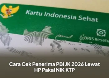 Cara Cek Penerima PBI JK 2026 Lewat HP Pakai NIK KTP