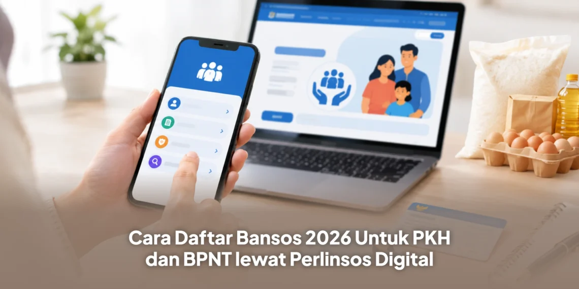 Cara Daftar Bansos 2026 Untuk PKH dan BPNT lewat Perlinsos Digital