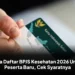 Cara Daftar BPJS Kesehatan 2026 Untuk Peserta Baru, Cek Syaratnya