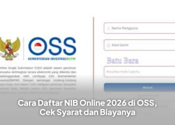 Cara Daftar NIB Online 2026 di OSS, Cek Syarat dan Biayanya