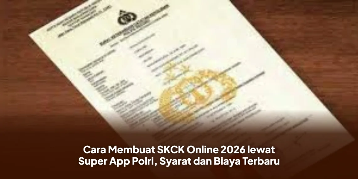 Cara Membuat SKCK Online 2026 lewat Super App Polri, Syarat dan Biaya Terbaru