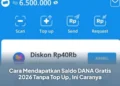 Cara Mendapatkan Saldo DANA Gratis 2026 Tanpa Top Up, Ini Caranya