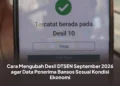 Cara Mengubah Desil DTSEN September 2026 agar Data Penerima Bansos Sesuai Kondisi Ekonomi