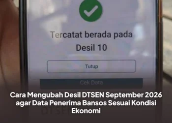 Cara Mengubah Desil DTSEN September 2026 agar Data Penerima Bansos Sesuai Kondisi Ekonomi