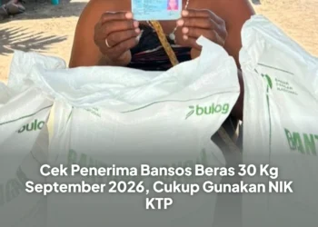 Cek Penerima Bansos Beras 30 Kg September 2026, Cukup Gunakan NIK KTP