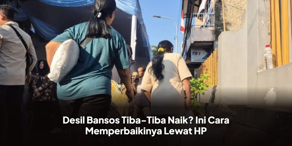 Desil Bansos Tiba-Tiba Naik? Ini Cara Memperbaikinya Lewat HP