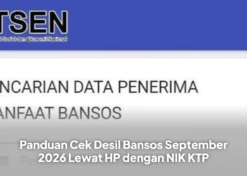 Panduan Cek Desil Bansos September 2026 Lewat HP dengan NIK KTP