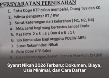 Syarat Nikah 2026 Terbaru: Dokumen, Biaya, Usia Minimal, dan Cara Daftar