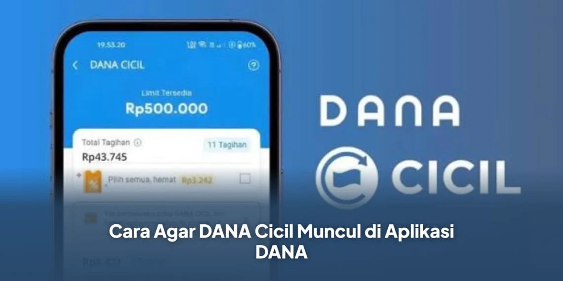 Cara Agar DANA Cicil Muncul di Aplikasi DANA