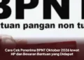 Cara Cek Penerima BPNT Oktober 2026 lewat HP dan Besaran Bantuan yang Didapat