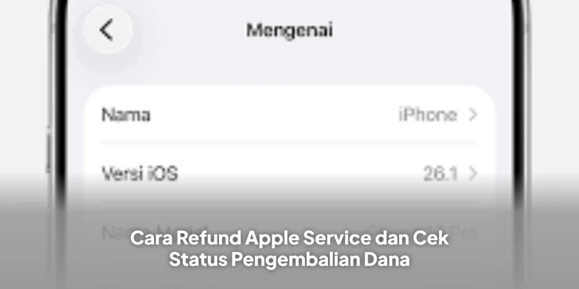 Cara Refund Apple Service dan Cek Status Pengembalian Dana